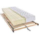 MATRATZENSET 90/190 cm  - Birkefarben, Basics, Holz (90/190cm) - Novel