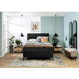 BOXSPRINGBETT 140/200 cm  in Schwarz  - Schwarz, Design, Textil/Metall (140/200cm) - Esposa