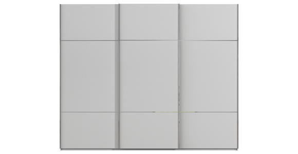 SCHWEBETÜRENSCHRANK 271/223/68 cm 3-türig Grau - Chromfarben/Grau, KONVENTIONELL, Holzwerkstoff/Metall (271/223/68cm) - Novel