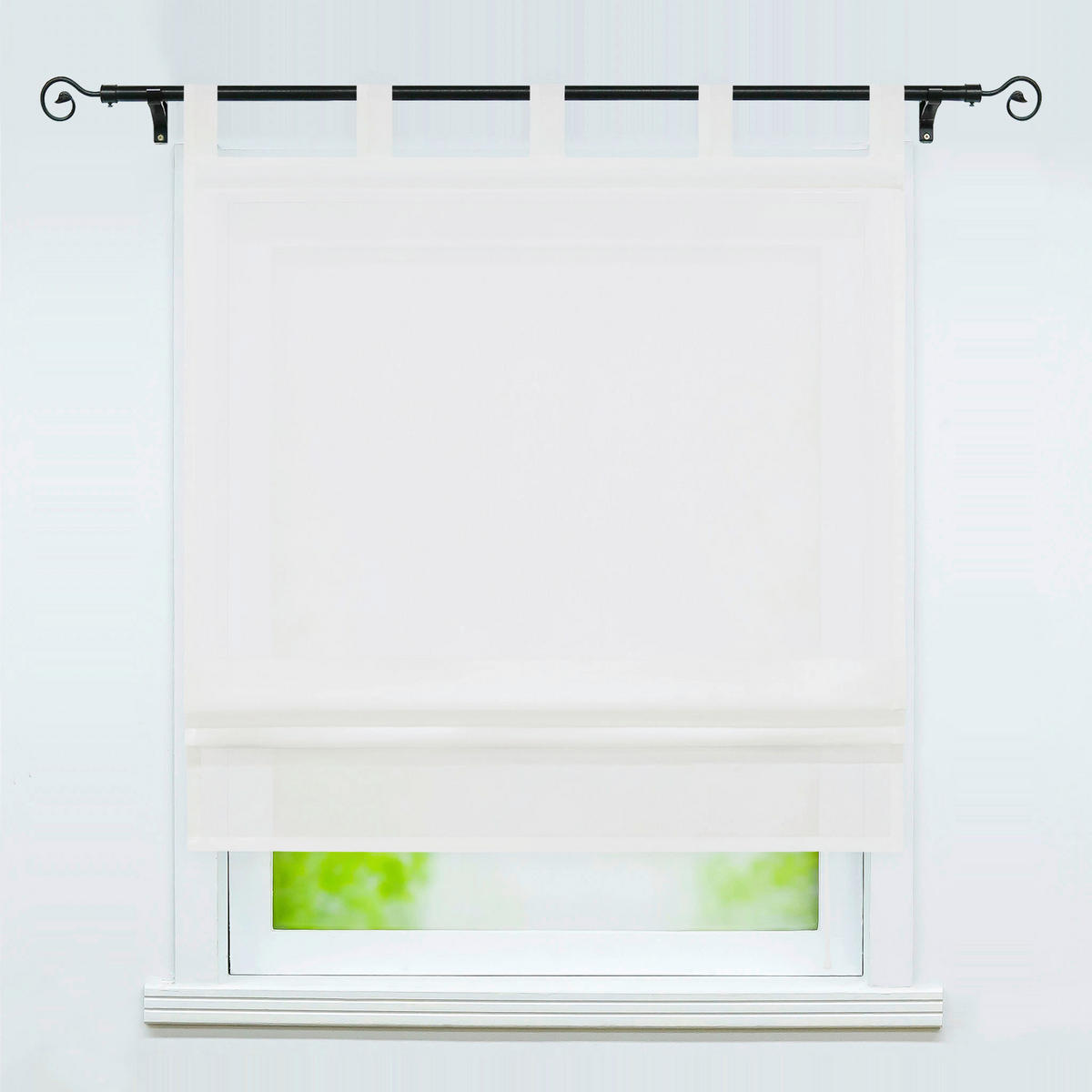 FALTROLLO  transparent  100/140 cm    - Weiß, Basics, Textil (100/140cm)