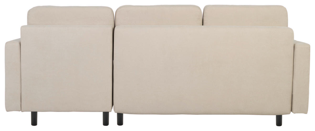 ECKSOFA in Beige  - Beige/Buchefarben, Design, Holz/Textil (223/157cm) - MID.YOU