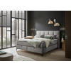 BOX KREVET    180/200 cm  - siva, Moderno, drvni materijal/tekstil (180/200cm) - MID.YOU