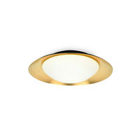 LED-DECKENLEUCHTE 39/11 cm   - Goldfarben, LIFESTYLE, Metall (39/11cm)