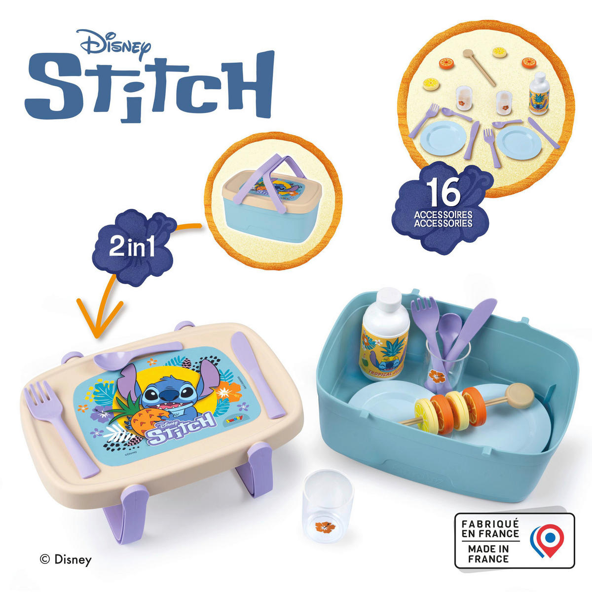 SPIELGESCHIRRSET  - Multicolor, Basics, Kunststoff (25,50/18/11cm) - Disney