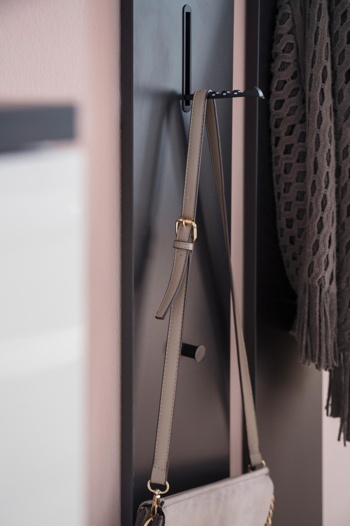 GARDEROBE 5-teilig  in 250/200/38 cm  - Anthrazit/Weiß, KONVENTIONELL, Holzwerkstoff (250/200/38cm) - Moderano