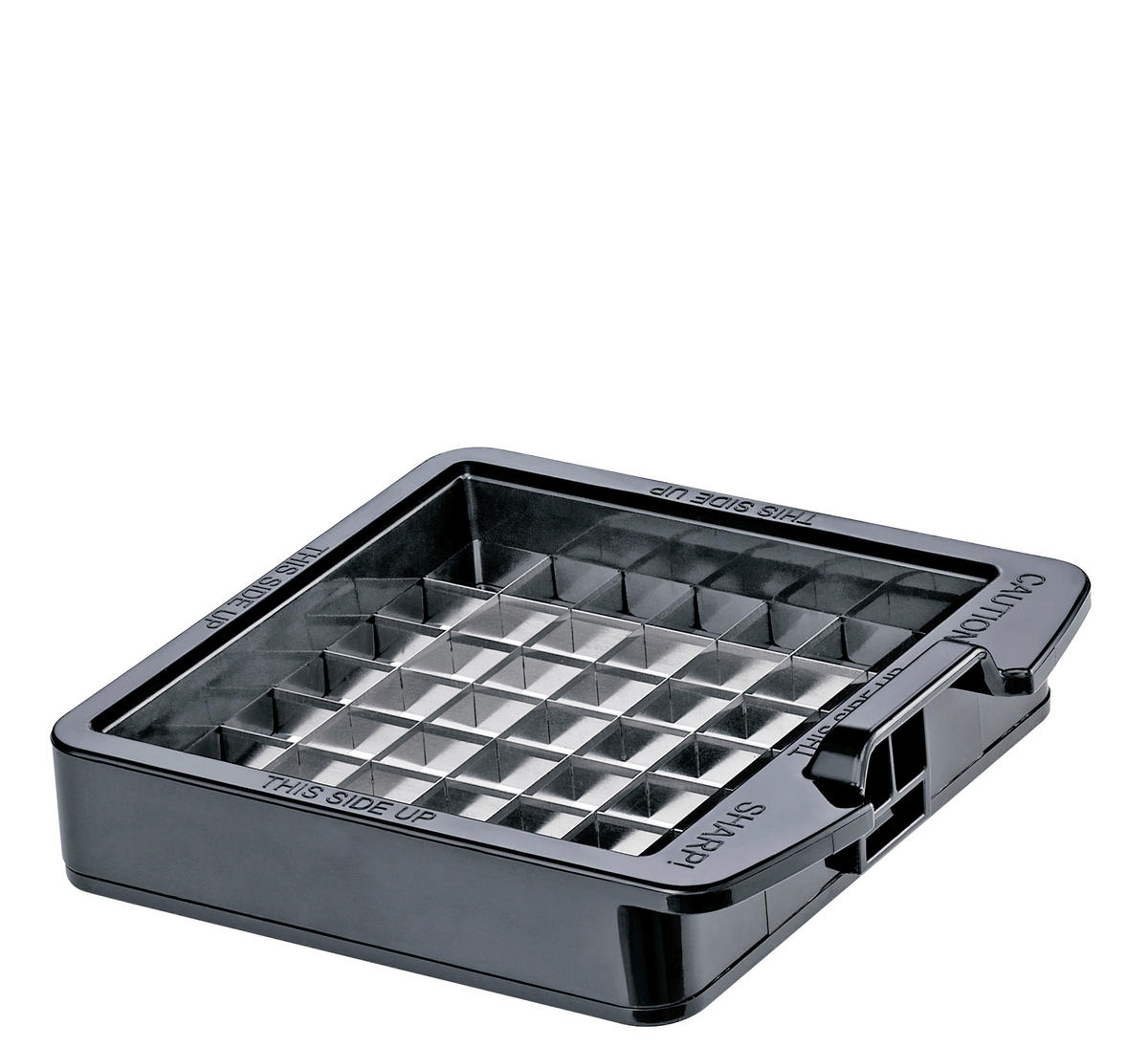GEMÜSESCHNEIDER FIX PLUS  - Schwarz, Basics, Kunststoff/Metall (27,5/11/12cm) - KÜCHENPROFI