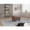 HOCKER in Textil Haselnussfarben  - Wengefarben/Haselnussfarben, KONVENTIONELL, Holz/Textil (58/48/58cm) - Sit & More