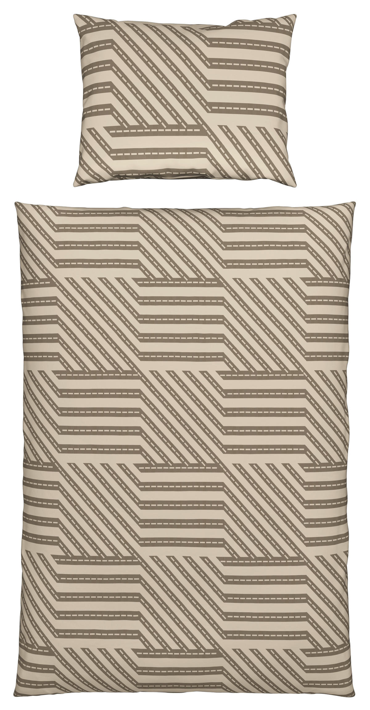 POVLEČENÍ, renforcé, šedá, 140/200 cm - šedá, Konvenční, textil (140/200cm) - Bio:Vio