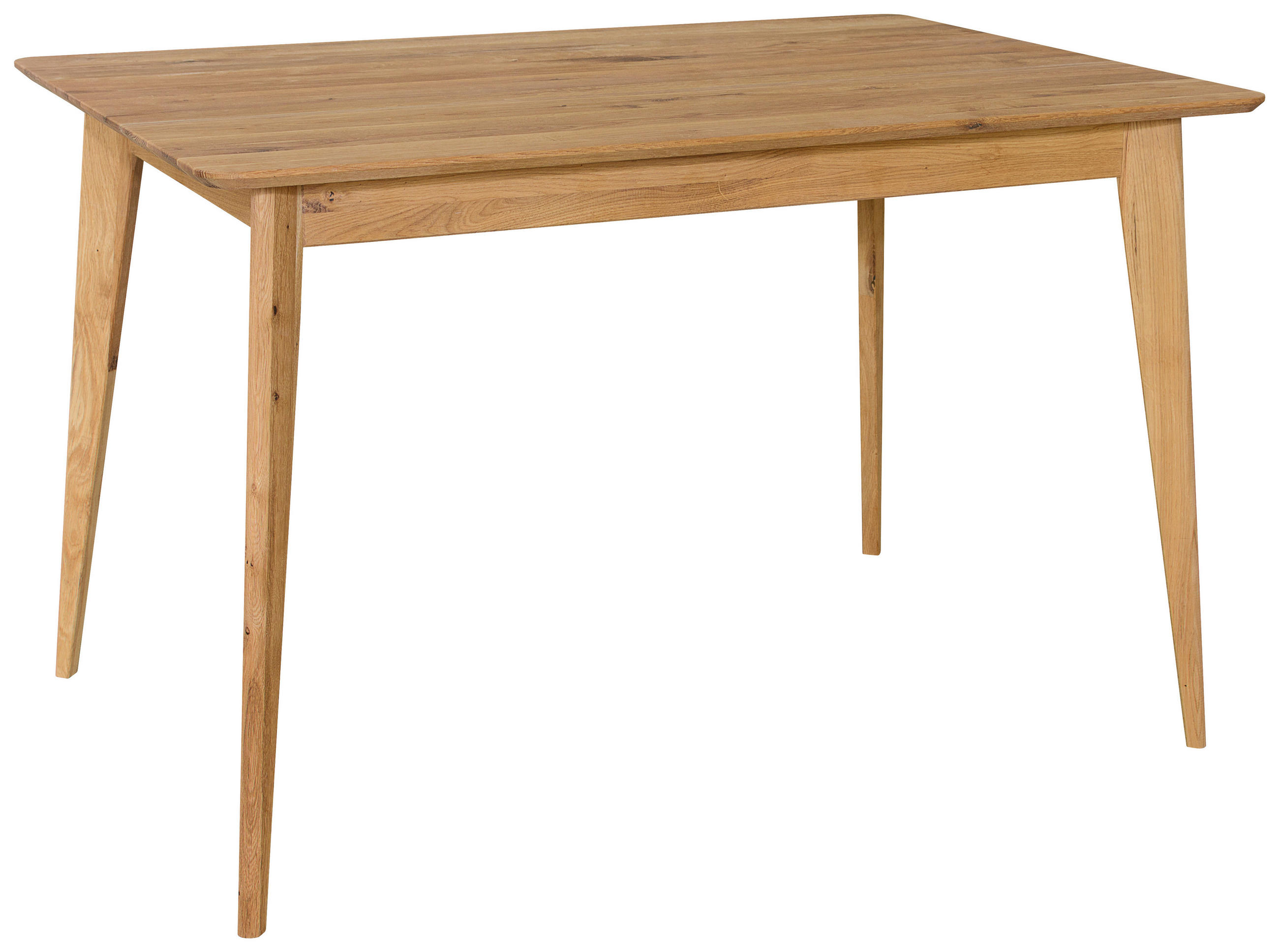 JEDÁLENSKÝ STÔL, divoký dub, farba duba, 120/80/76 cm - farba duba, Design, drevo (120/80/76cm) - Carryhome