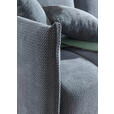 SCHLAFSOFA Plüsch Anthrazit  inkl. Zierkissen, Rückenkissen, Bettkasten, Schlaffunktion, Rücken echt, Liegefläche im Originalstoff  - Anthrazit/Schwarz, KONVENTIONELL, Kunststoff/Textil (200/73/105cm) - Carryhome