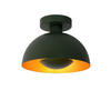 DECKENLEUCHTE SIEMON 25/19 cm   - Messingfarben/Grün, Design, Metall (25/19cm) - Lucide