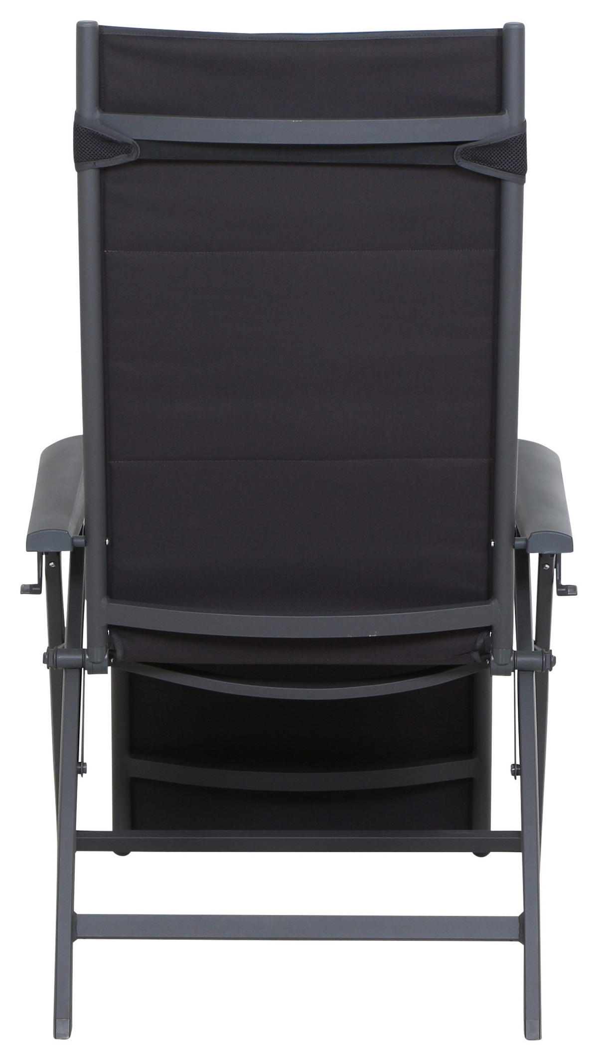 GARTEN-RELAXSESSEL 69/124/84 cm  - Anthrazit, KONVENTIONELL, Textil/Metall (69/124/84cm) - Siena Garden