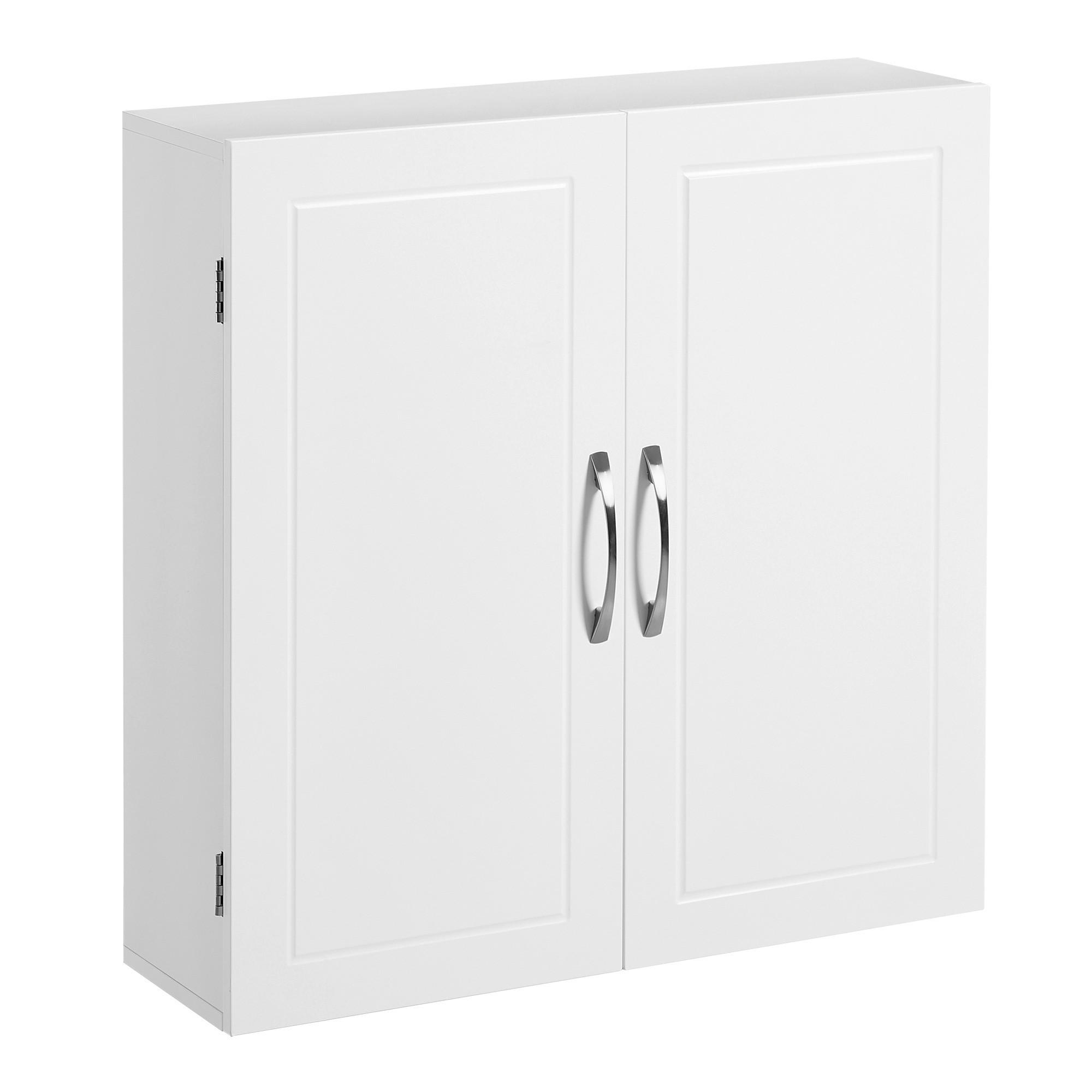 HÄNGESCHRANK 60/60/18 cm  - Weiß, Trend, Holzwerkstoff/Metall (60/60/18cm) - MID.YOU