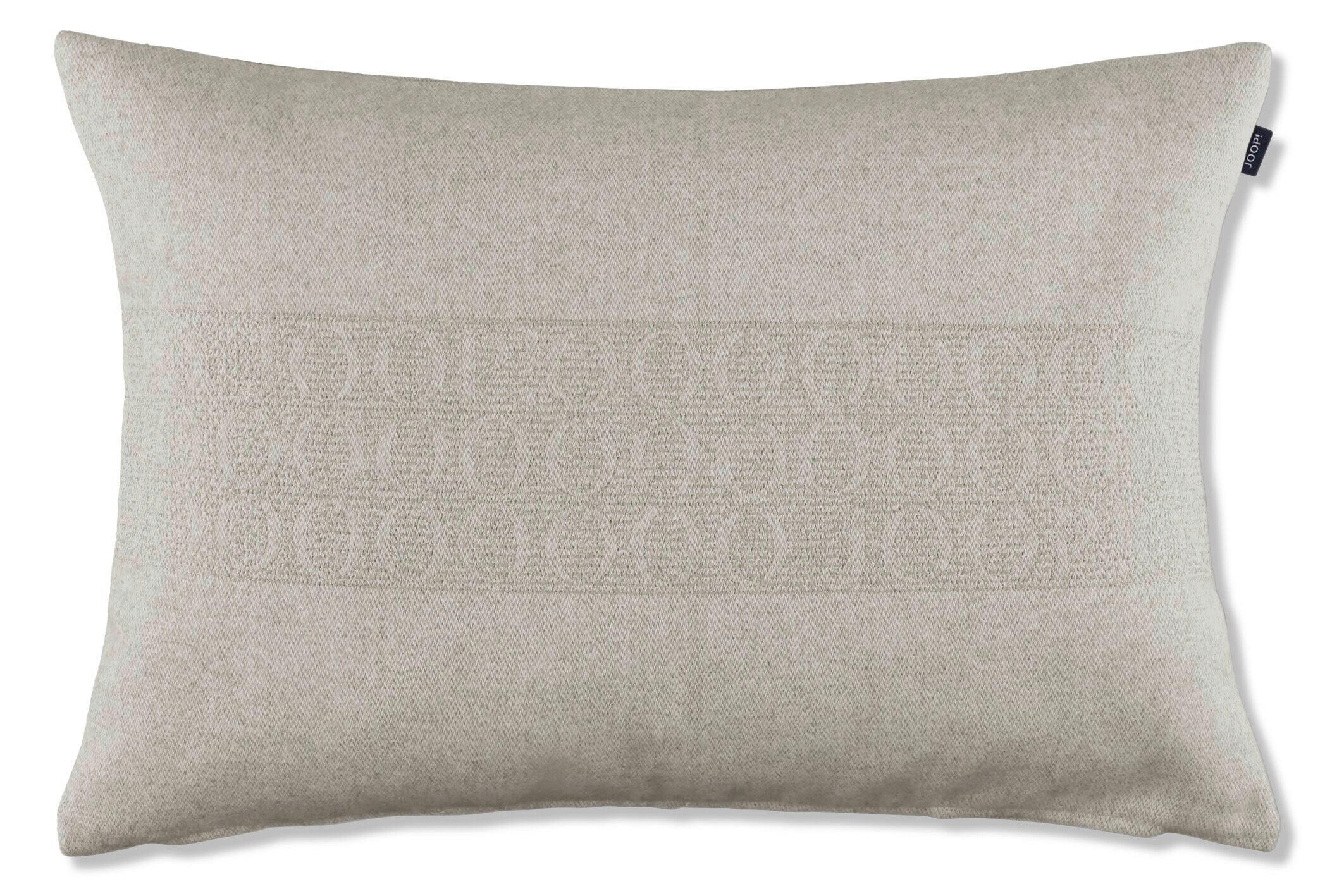 Joop! Kissenbezug J! Signature Stripes grau Grau, Hellgrau 40x60 cm