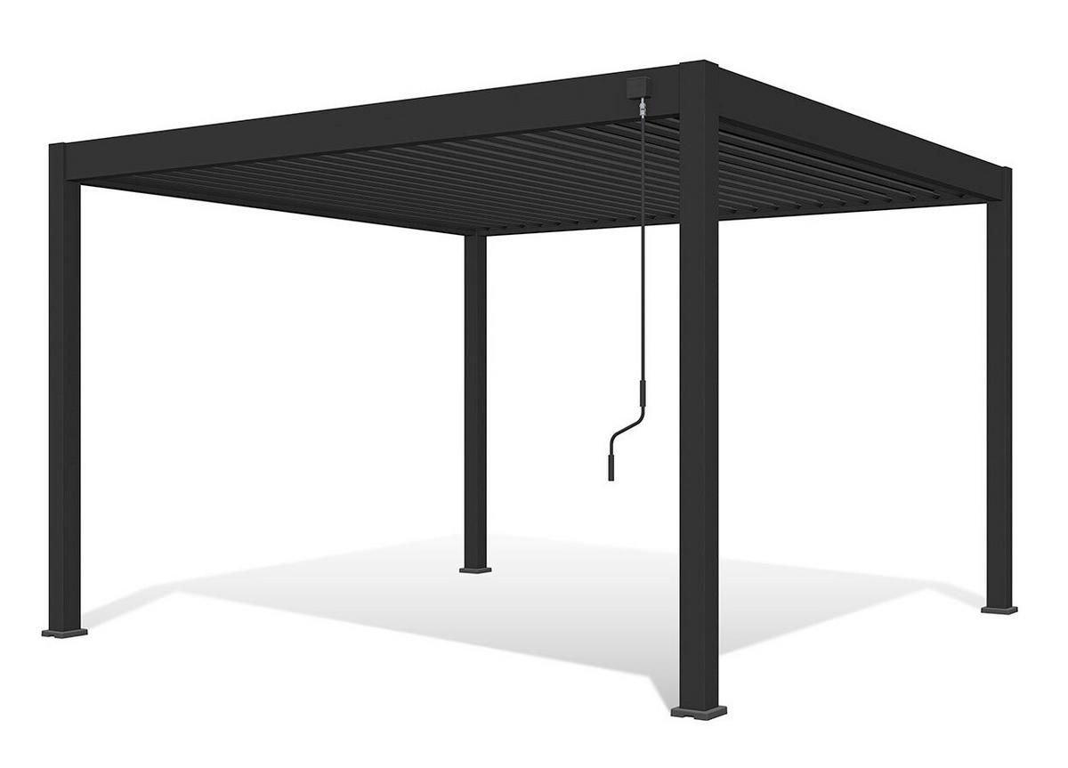 PERGOLA - Anthrazit, Basics, Metall (360/255/400cm) - Gardenson
