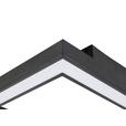 LED-DECKENLEUCHTE 50/50/8 cm    - Schwarz, Trend, Kunststoff/Metall (50/50/8cm) - Novel