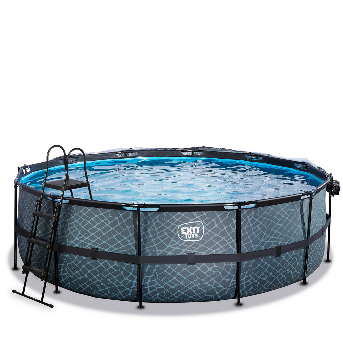 POOL SET 470/330 cm  - grå, Klassisk, plast (470/330cm) - EXIT Toys