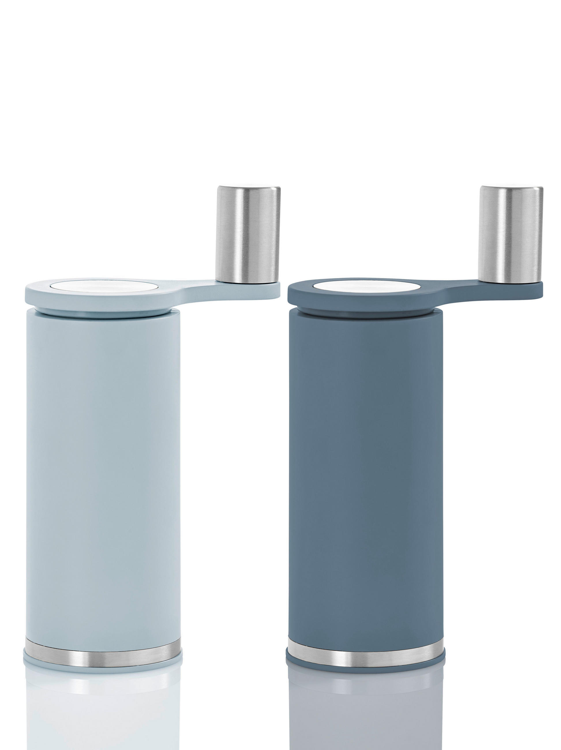 SALZ- ODER PFEFFERMÜHLE SMOOS  - Dunkelblau/Hellblau, Basics, Keramik/Kunststoff (5/15cm) - AdHoc