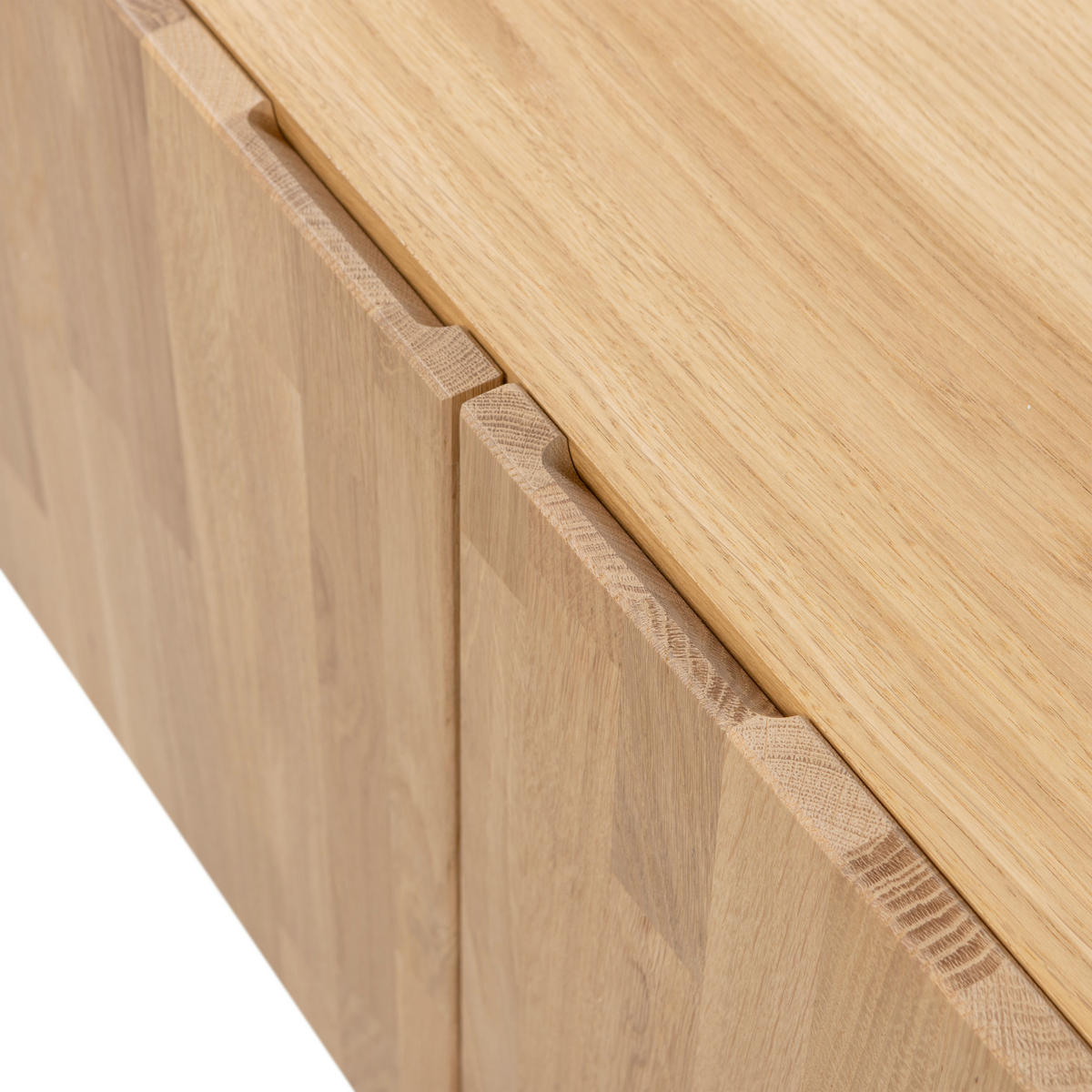 LOWBOARD Gravure 180/56/46 cm   - Schwarz/Naturfarben, Design, Holz/Metall (180/56/46cm) - Livetastic