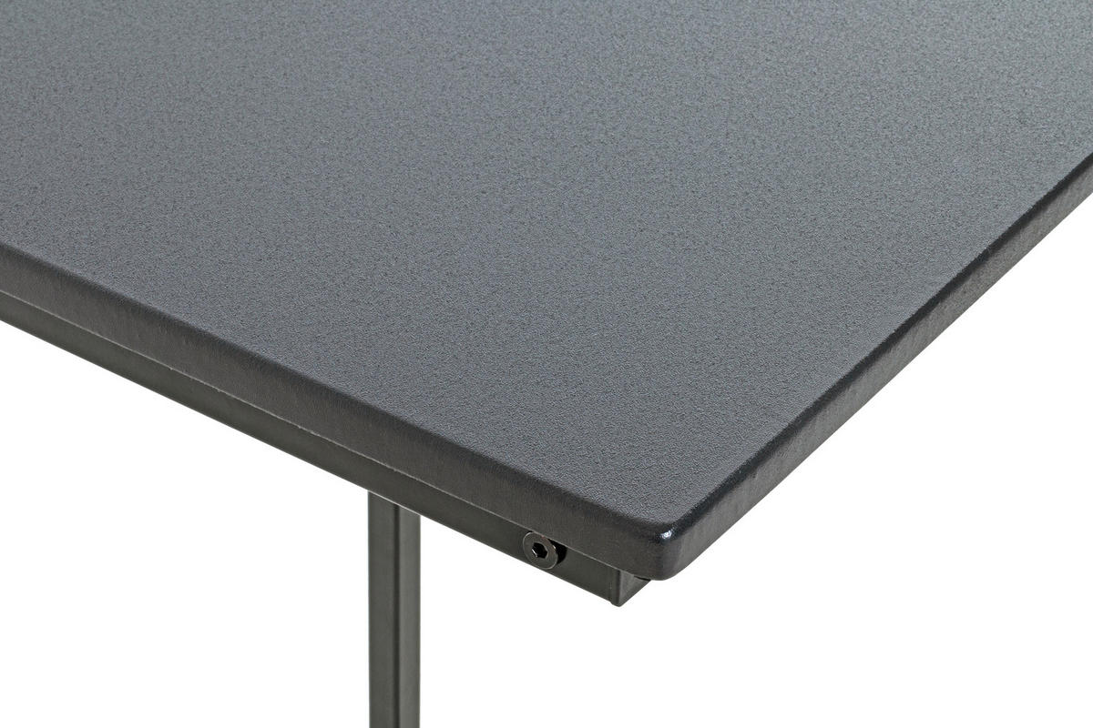 BEISTELLTISCH in Metall, Holzwerkstoff 33/35/60 cm  - Schwarz, Design, Holzwerkstoff/Metall (33/35/60cm)
