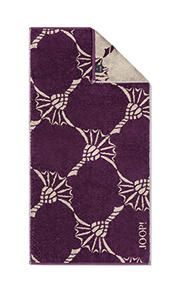 HANDTUCH Infinity Cornflower Zoom  - Pflaume/Greige, Design, Textil (50/100cm) - Joop!