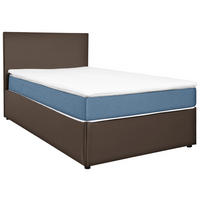 BOXBETT 120/200 cm  in Grau, Hellblau  - Grau/Hellblau, Konventionell, Holz/Holzwerkstoff (120/200cm) - MID.YOU