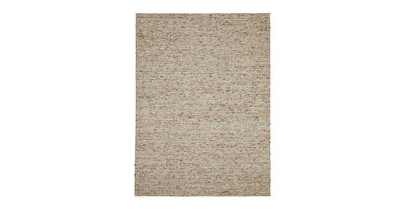 HANDWEBTEPPICH 90/160 cm Naturfarben, Beige  - Beige/Naturfarben, Basics, Textil (90/160cm) - Linea Natura