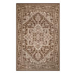 OUTDOORTEPPICH 80/150 cm Plutus Braun, Sandfarben  - Sandfarben/Braun, Design, Kunststoff (80/150cm) - Novel