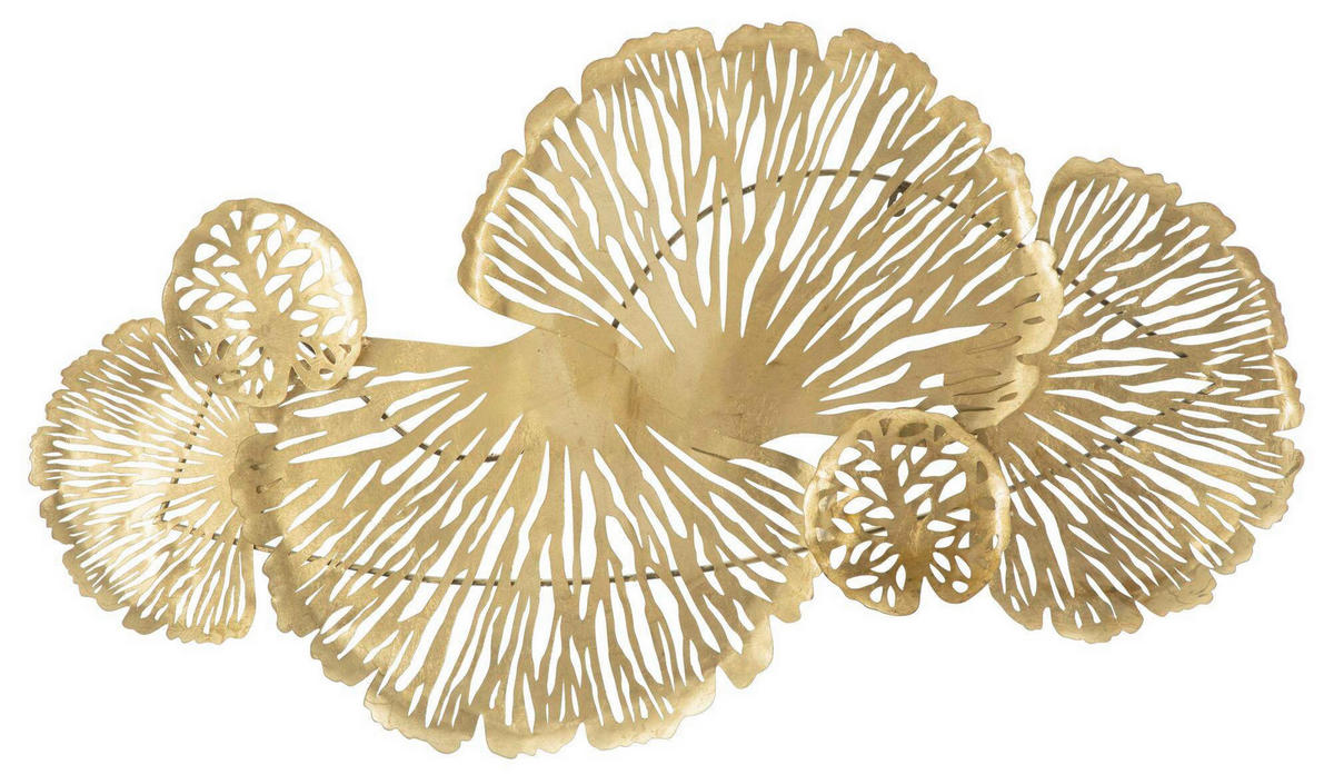 WANDDEKO  115/64/5 cm   - Goldfarben, Basics, Metall (115/64/5cm)