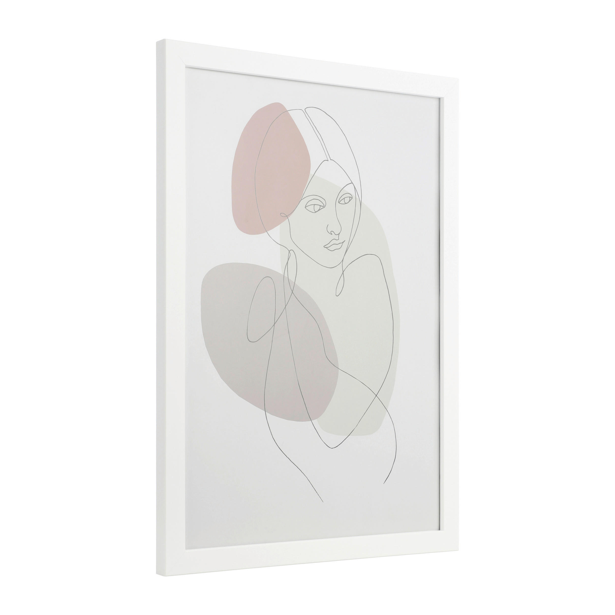 DRUCKGRAFIK Menschen Multicolor, Weiß  - Multicolor/Weiß, Trend, Glas/Kunststoff (32,7/1,6/45cm) - Eglo