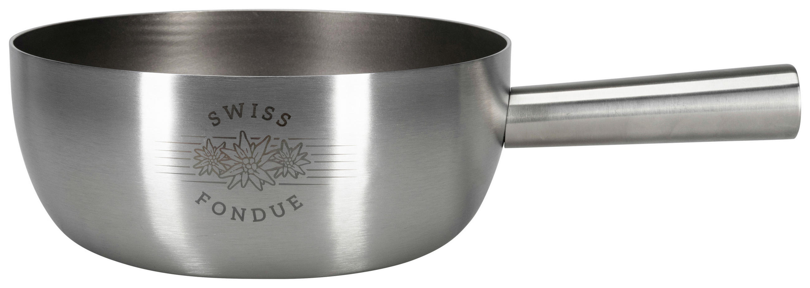 FONDUEPFANNE Titan  - Silberfarben, Basics, Metall (22/22/8.8cm) - Nouvel