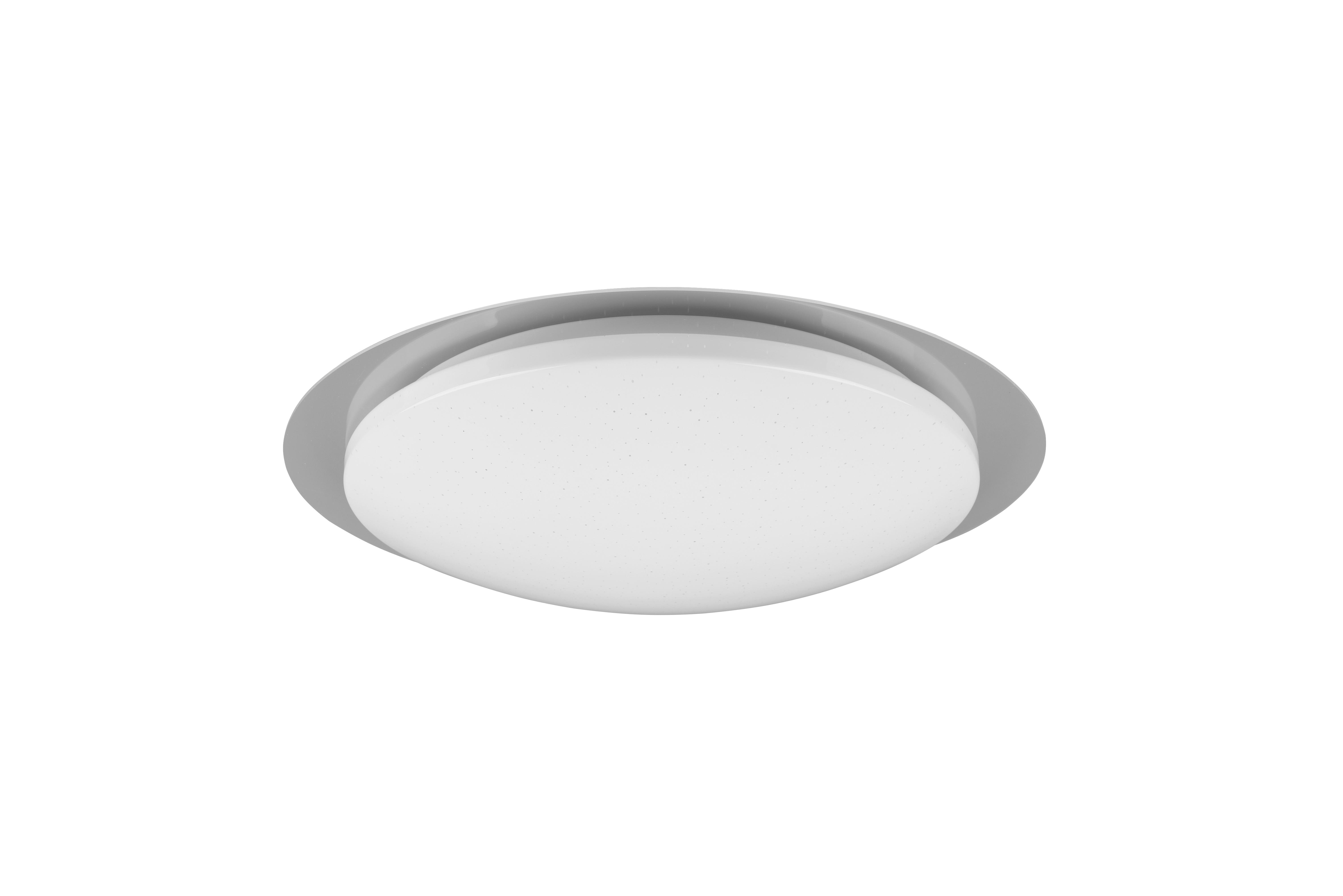 LED-DECKENLEUCHTE 48/10,2 cm   - Weiß, Basics, Kunststoff (48/10,2cm) - Trio Leuchten