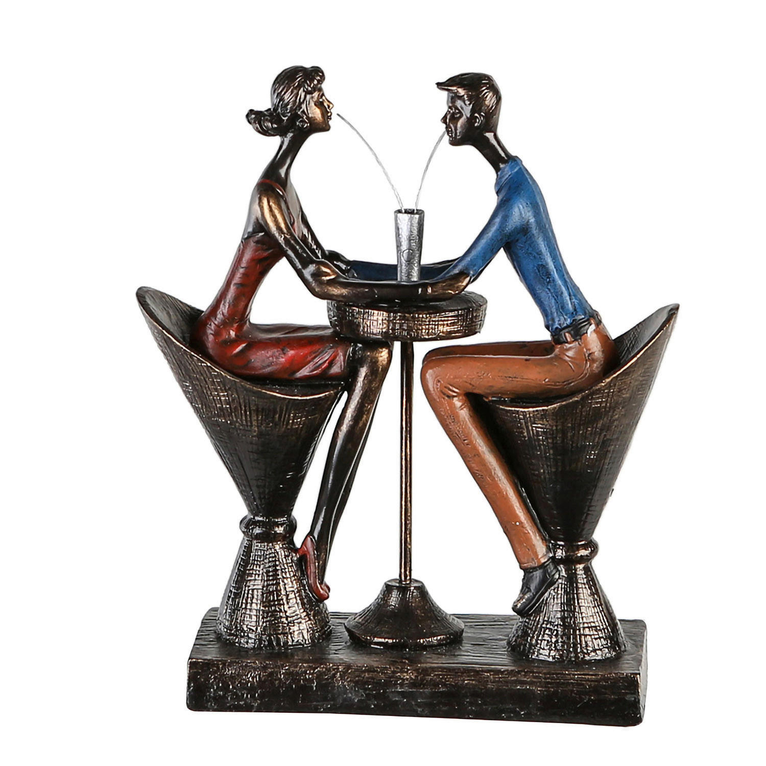 SKULPTUR - Braun, Basics, Kunststoff (21/25/8cm)
