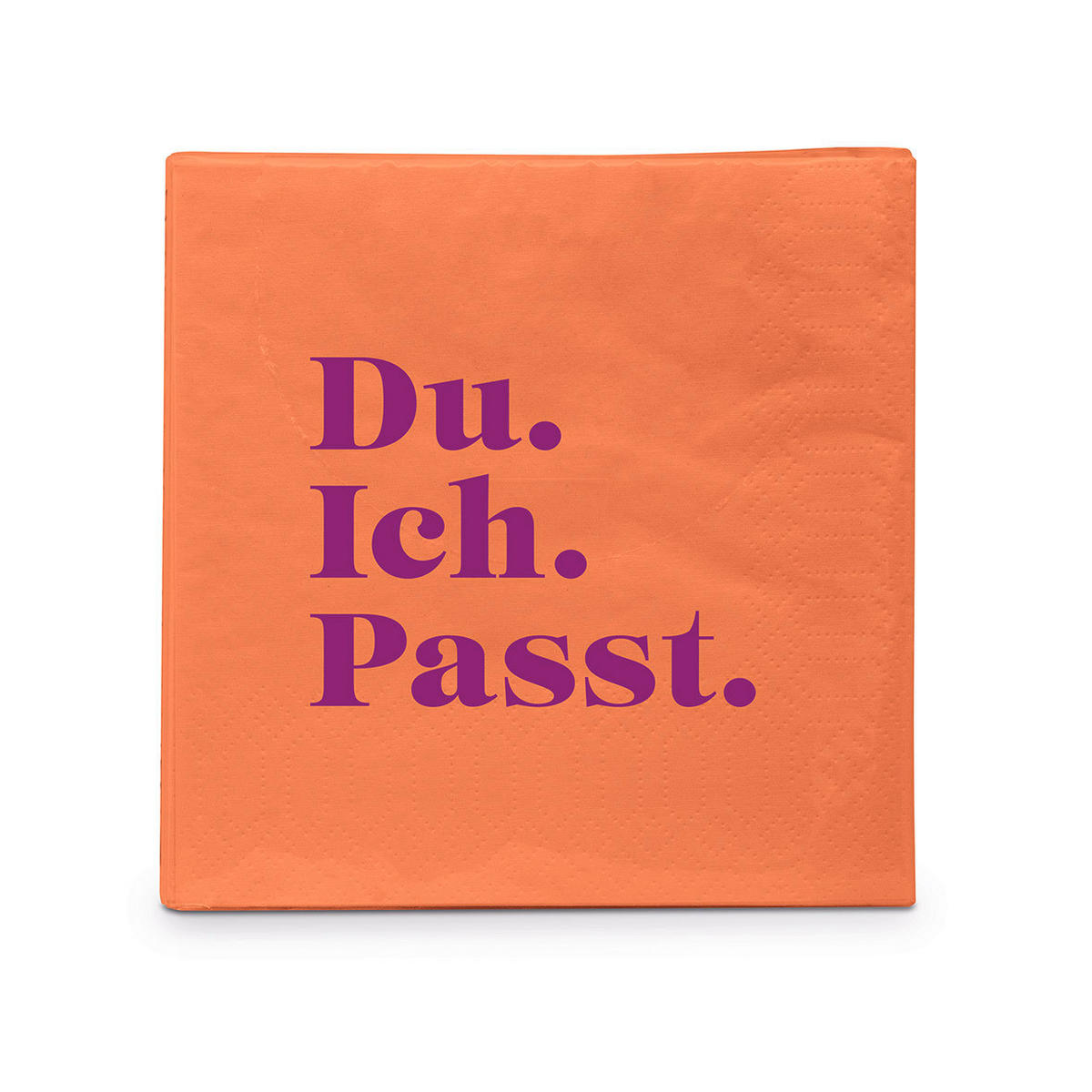 SERVIETTE    - Multicolor, Basics, Papier (12,5/12,5cm) - PPD