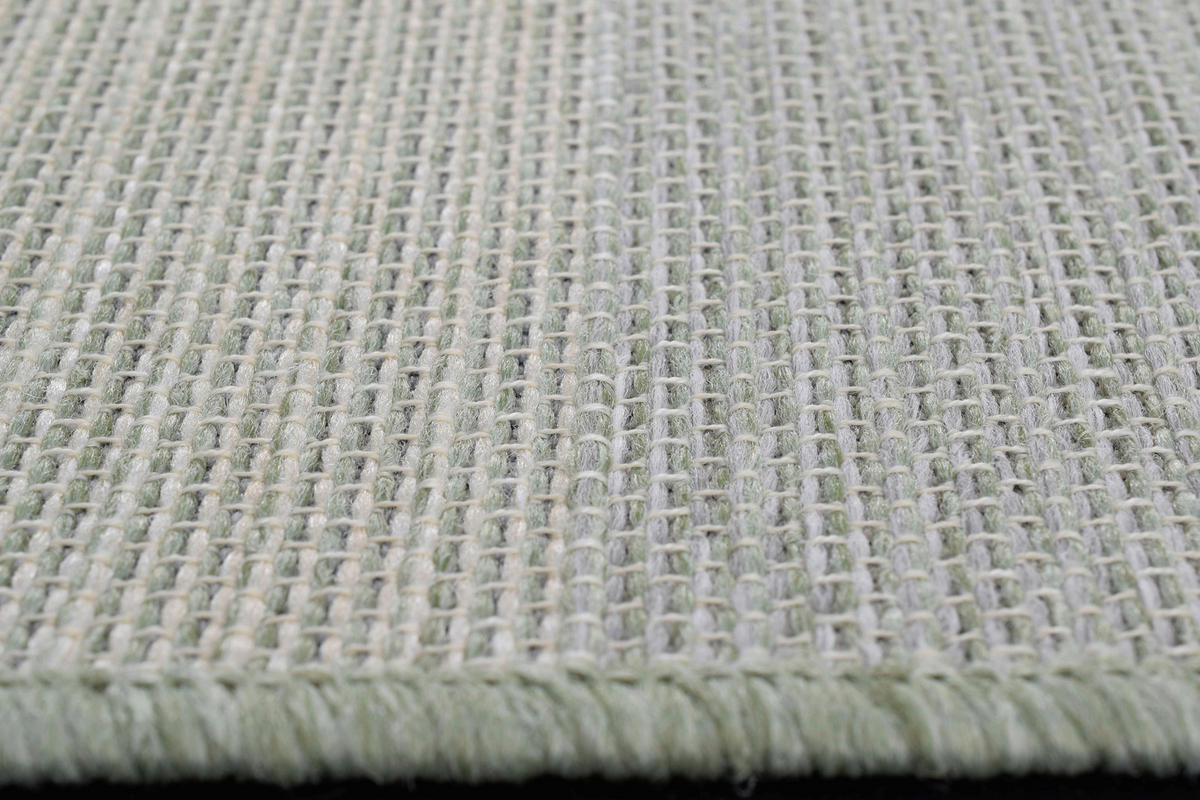 FLACHWEBETEPPICH 80/150 cm Amalfi Creme, Grün, Hellgrün  - Creme/Hellgrün, Trend, Textil (80/150cm)