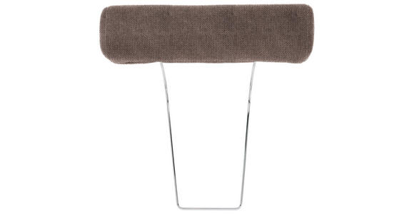 KOPFSTÜTZE in Webstoff - Taupe, Design, Textil (52/14/12cm) - Carryhome
