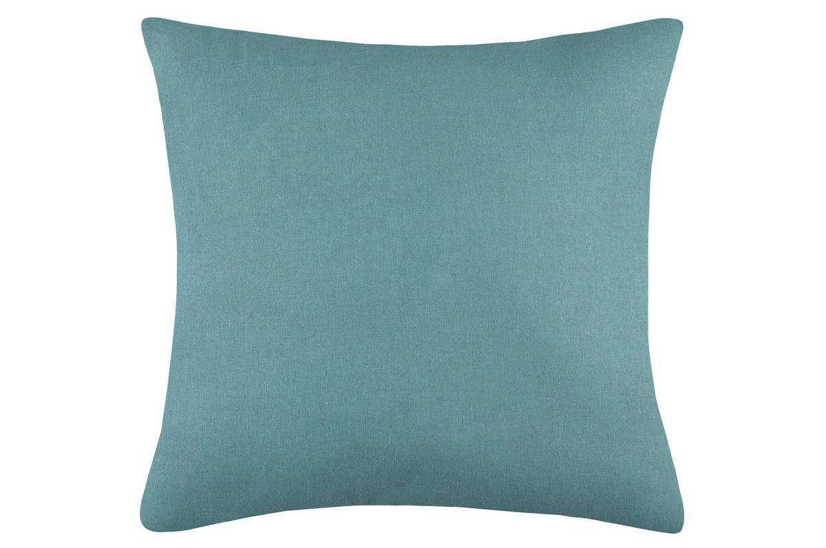OKRASNA BLAZINA  MARIS   50/50 cm          - turkizna/svetlo siva, Konvencionalno, tekstil (50/50cm)