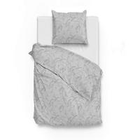 BETTWÄSCHE Fiori-di-Satinado Makosatin 155/220 cm  - Hellgrau, Basics, Textil (155/220cm)