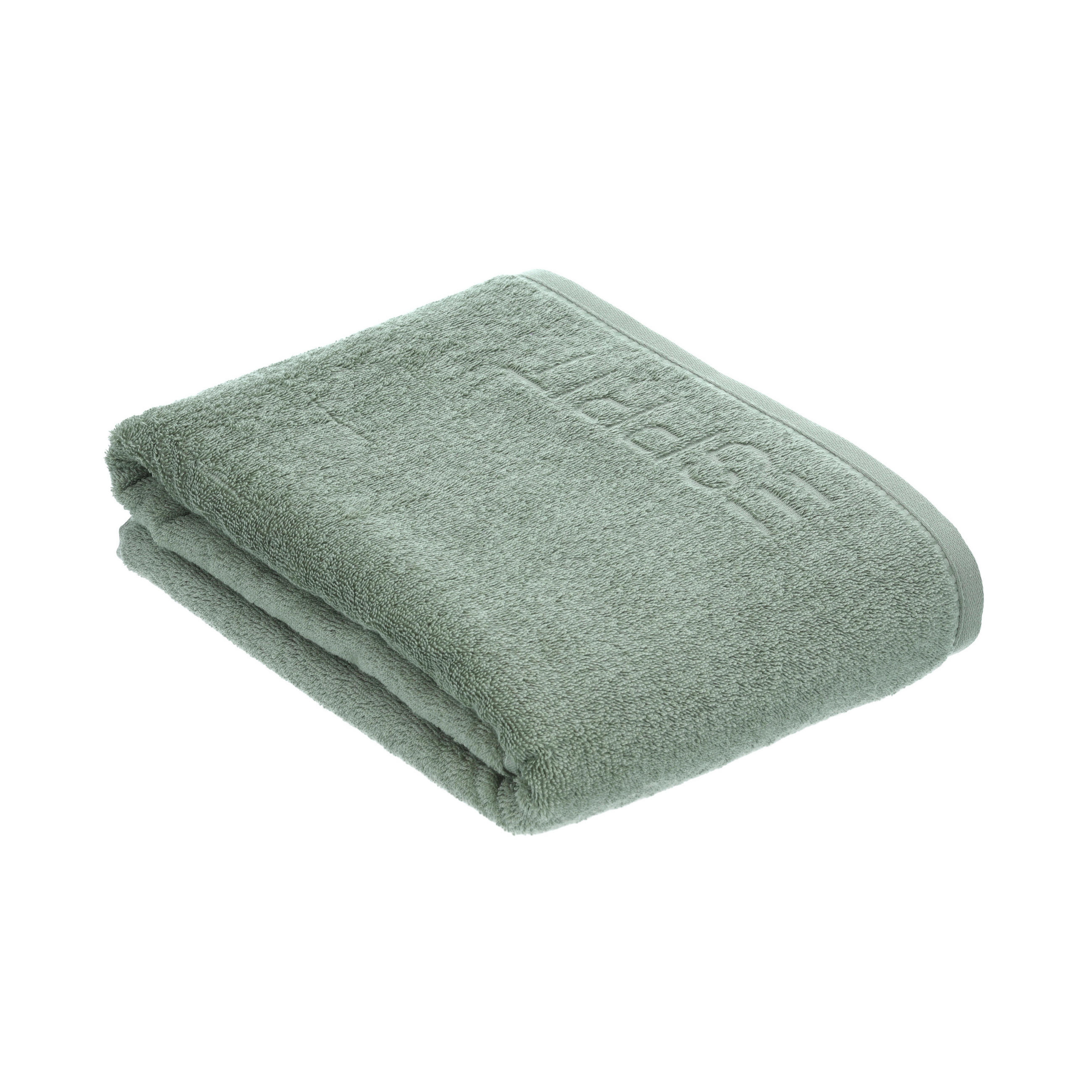 BADETUCH Solid Grün 150/100 cm  - Grün, KONVENTIONELL, Textil (150/100cm) - Vossen