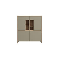 SIDEBOARD  111/125/39 cm  - Eukalyptusholzfarben/Eichefarben, Design, Holzwerkstoff (111/125/39cm) - MID.YOU