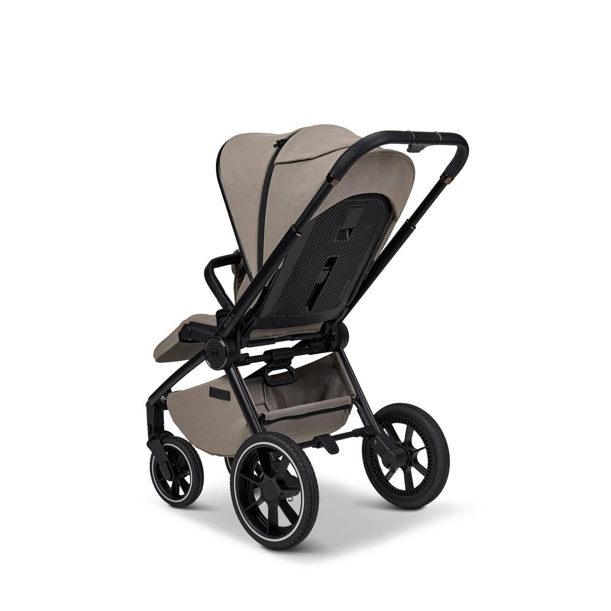 KOMBINIRANA DJEČJA KOLICA  Resea+  - boje blata/crna, Basics, tekstil (98.5/58/122cm) - Moon