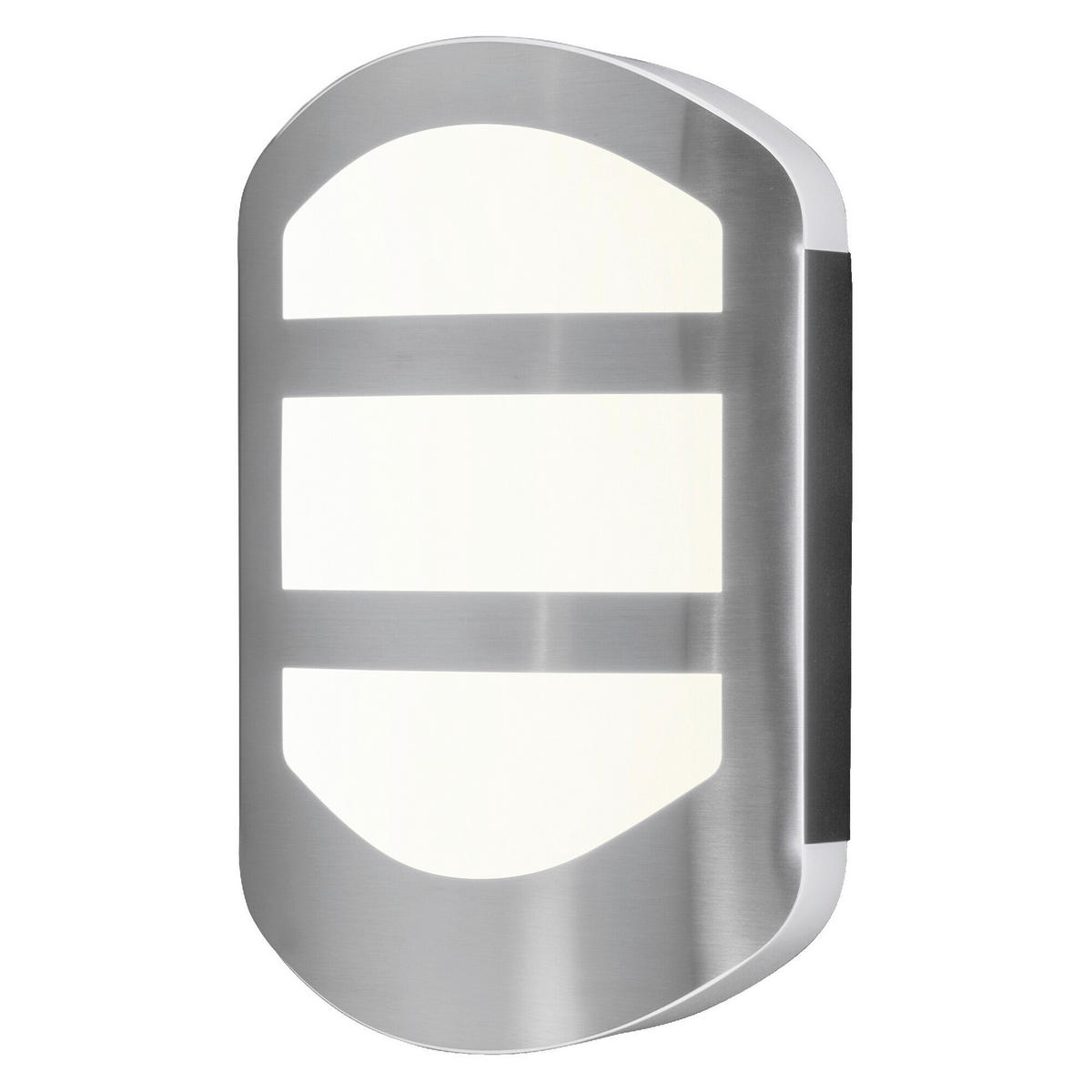 LED-AUßENLEUCHTE 5,4/18/28 cm   - Edelstahlfarben, Basics, Kunststoff/Metall (5,4/18/28cm) - Osram