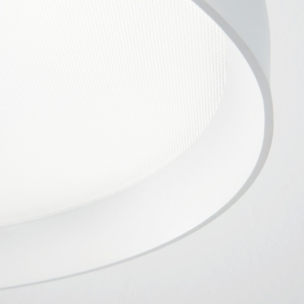 LED-DECKENLEUCHTE Bianco 45/7,8 cm   - Weiß, Basics, Kunststoff/Metall (45/7,8cm) - Ideal Lux