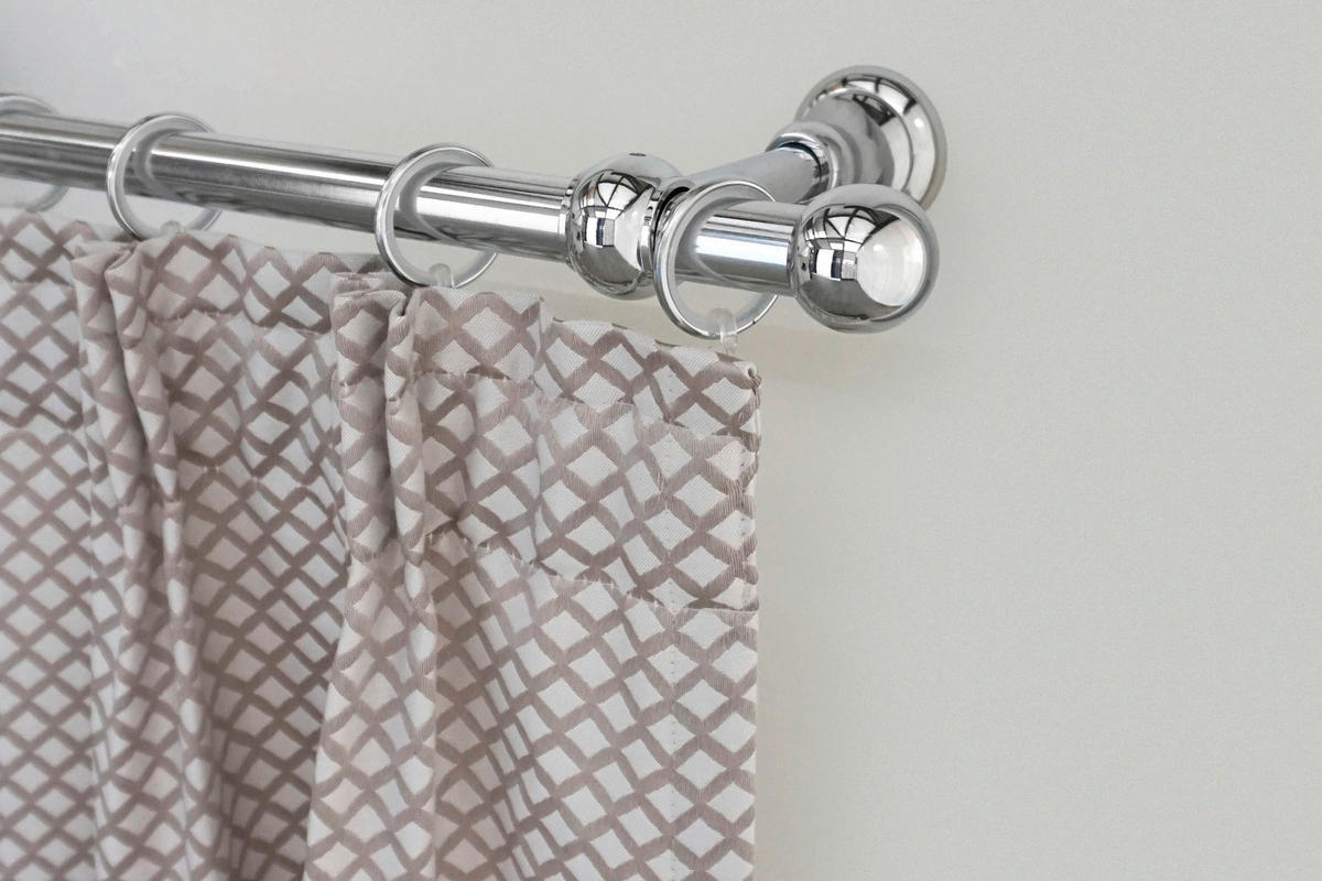 RUNDSTANGENGARNITUR  430 cm  - Chromfarben, Basics, Metall (430cm)