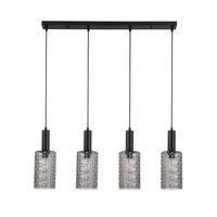 HÄNGLAMPA 12/87/120 cm  - svart, Basics, metall/glas (12/87/120cm) - Novel