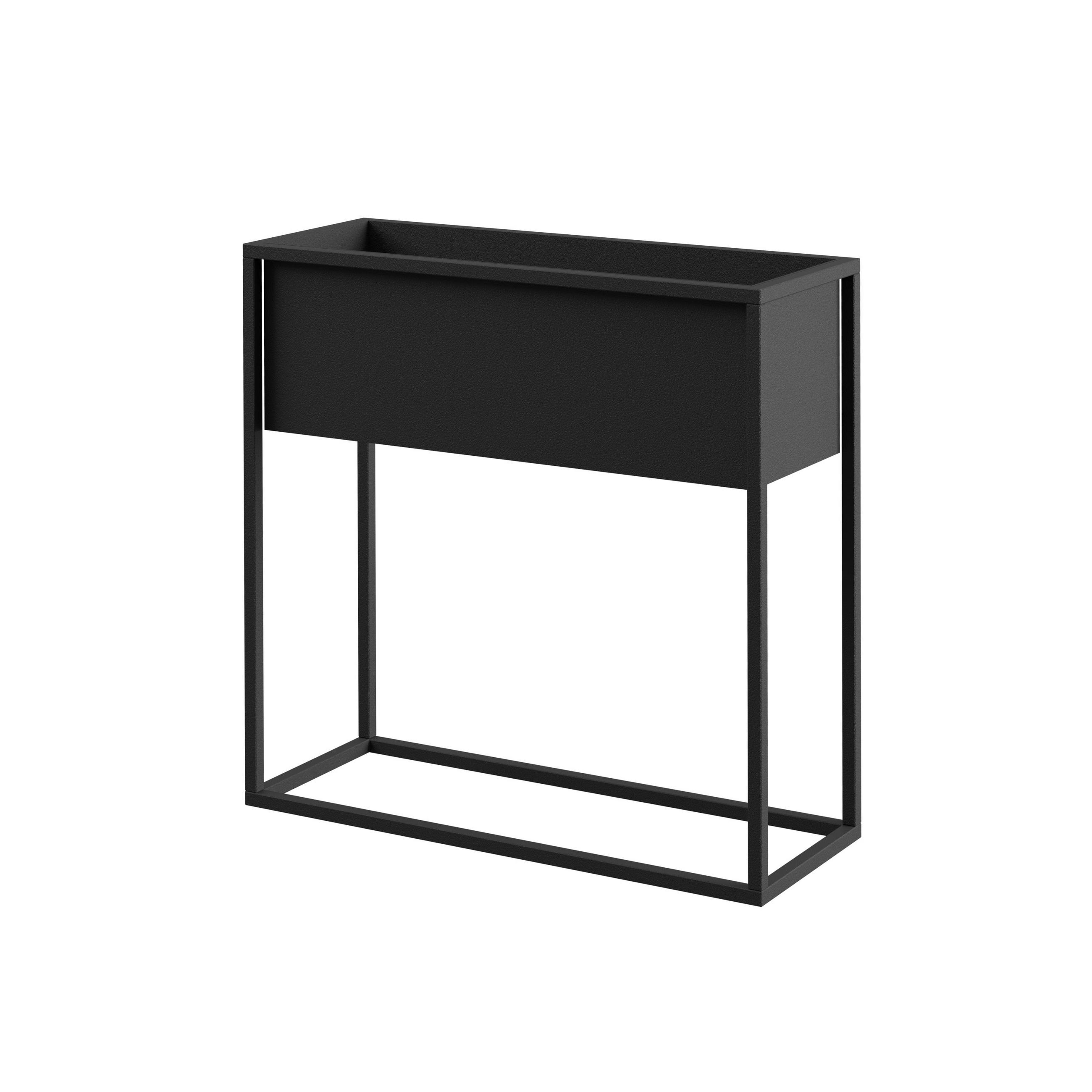 BLUMENSTÄNDER in Metall  - Schwarz, Basics, Metall (60/23/60cm)