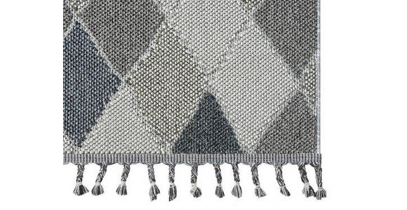 WEBTEPPICH TREVI - Blau/Grau, Design, Textil (133/190cm) - Novel