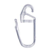 FALTENHAKEN  - Klar, Basics, Kunststoff (0.4/2.8cm) - Homeware
