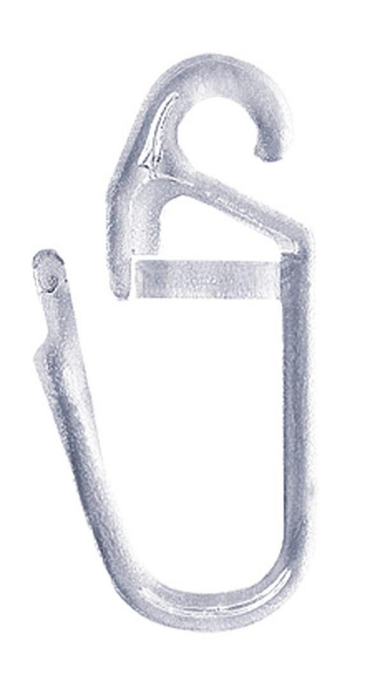 FALTENHAKEN  - Klar, Basics, Kunststoff (0.4/2.8cm) - Homeware