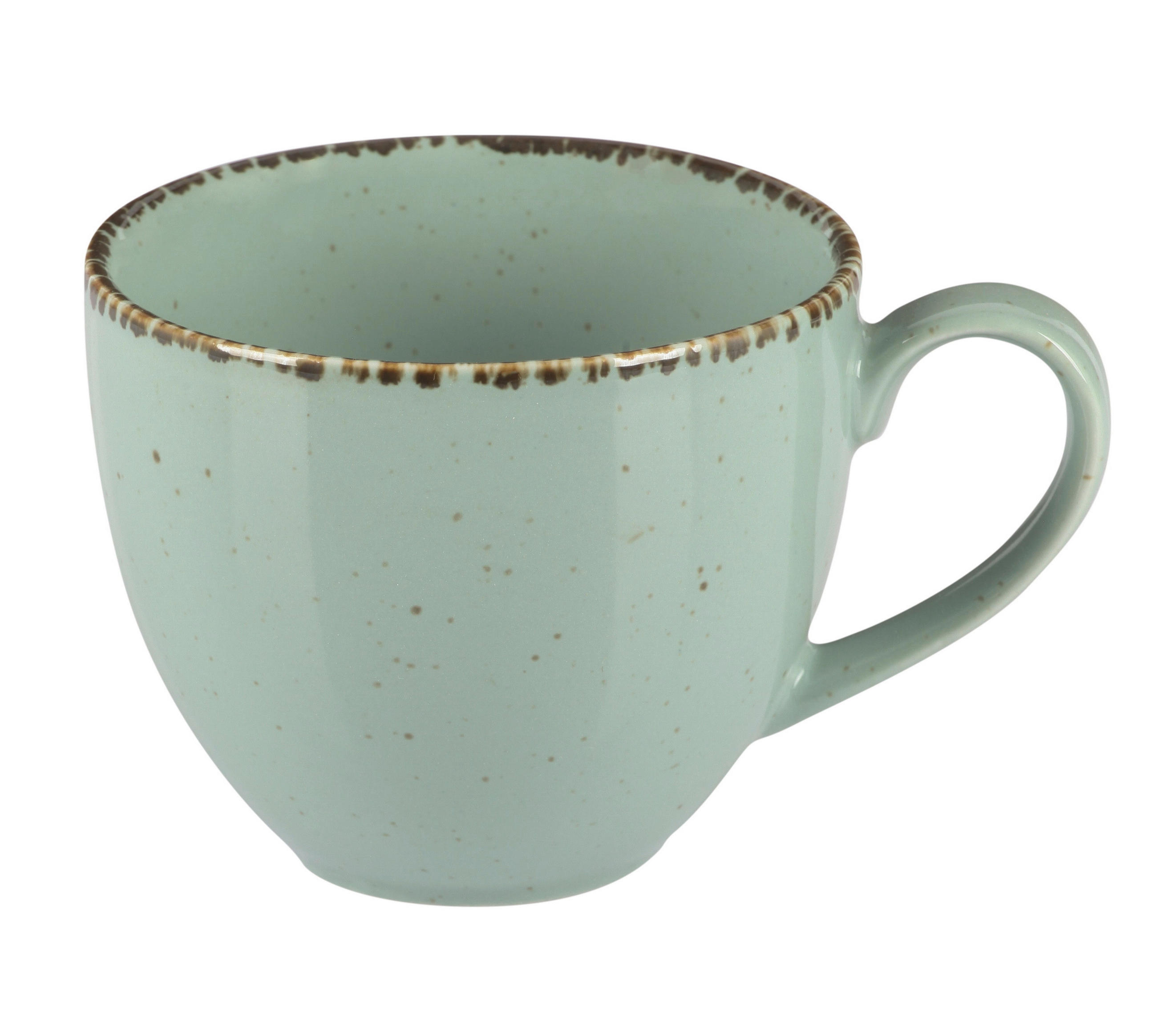 ŠOLJICA ZA KAPUĆINO  URBAN LIFE  270 ml      - tirkizna, Lajfstajl, keramika (270ml) - Ambia Home